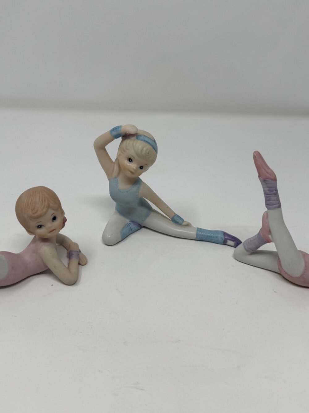 Vintage HOMCO 1406 Porcelain Ballerina Figurines Set of 3